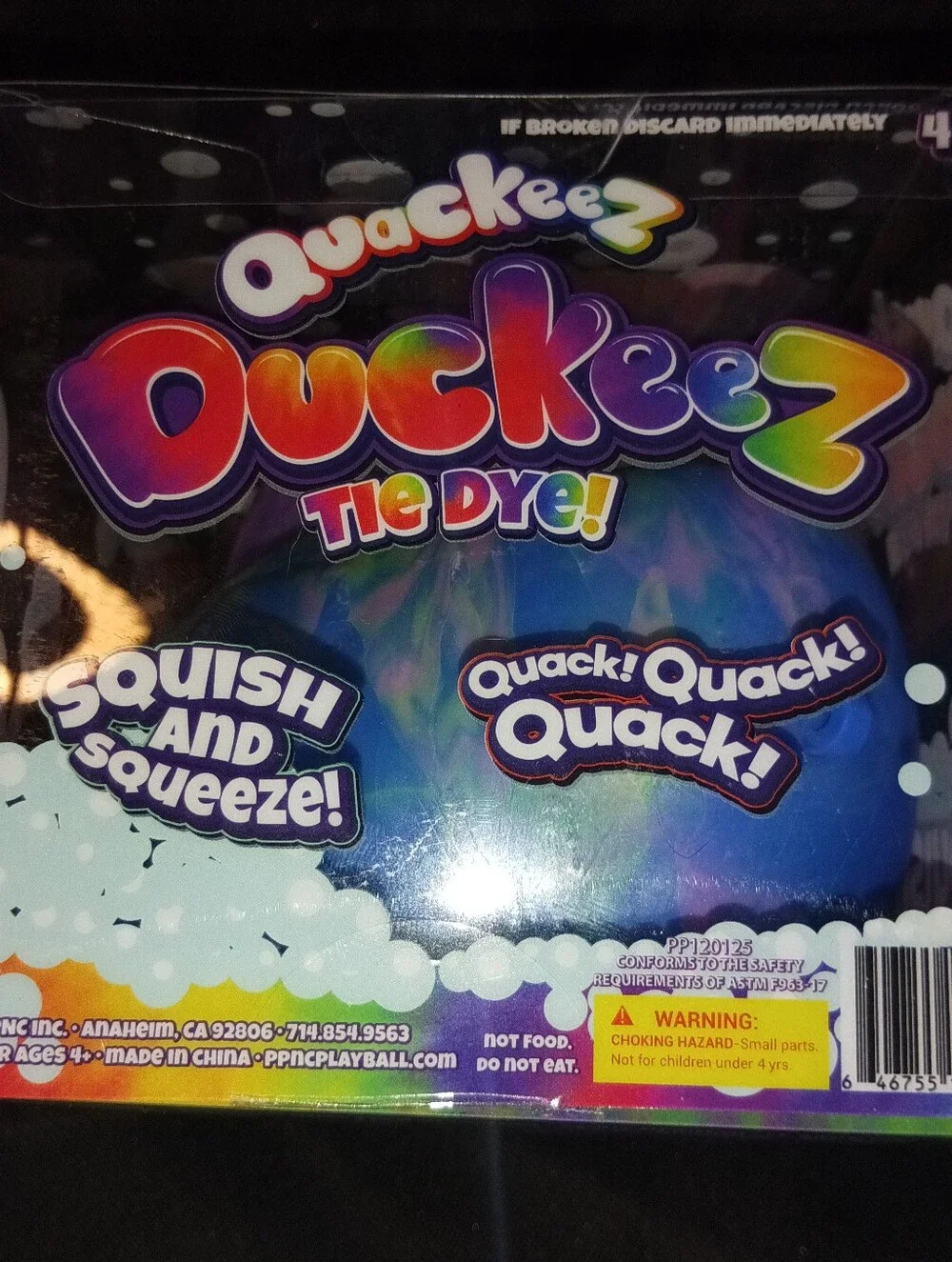 Quackeez Duckeez & SmushMart Cheese Squishy Toy Lot 2 NWT